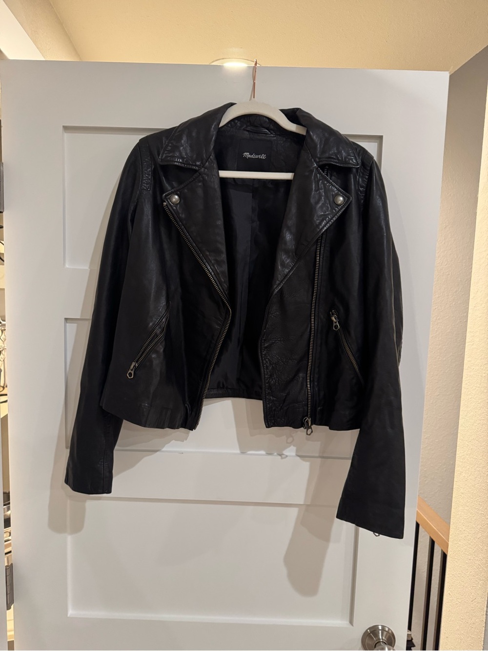 Madewell Women’s Leather Jacket Size L